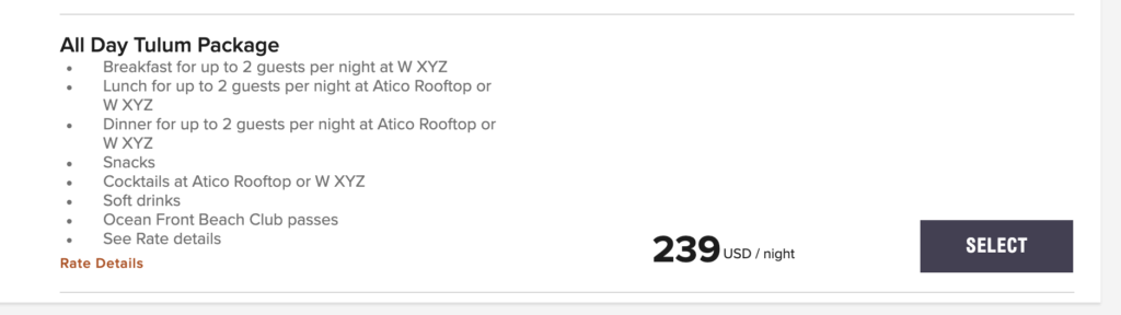 Marriott Aloft Tulum price