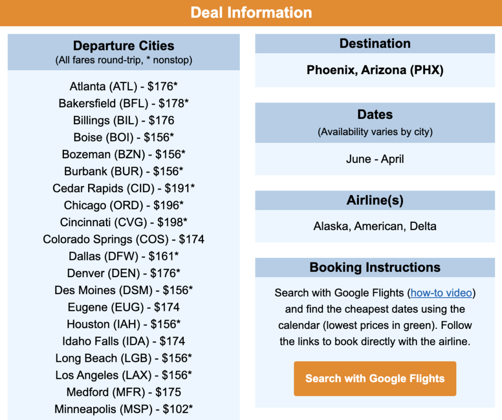 premium deal phoenix