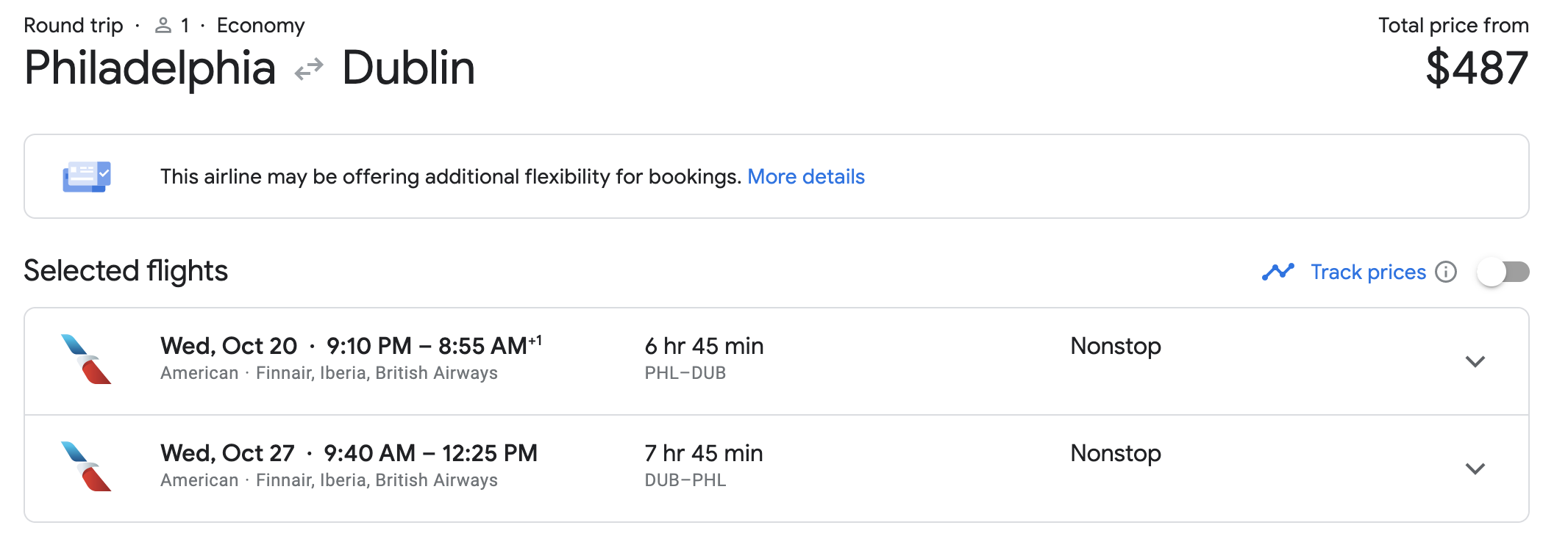 Cheap Flights to Europe: Philadelphia to Dublin