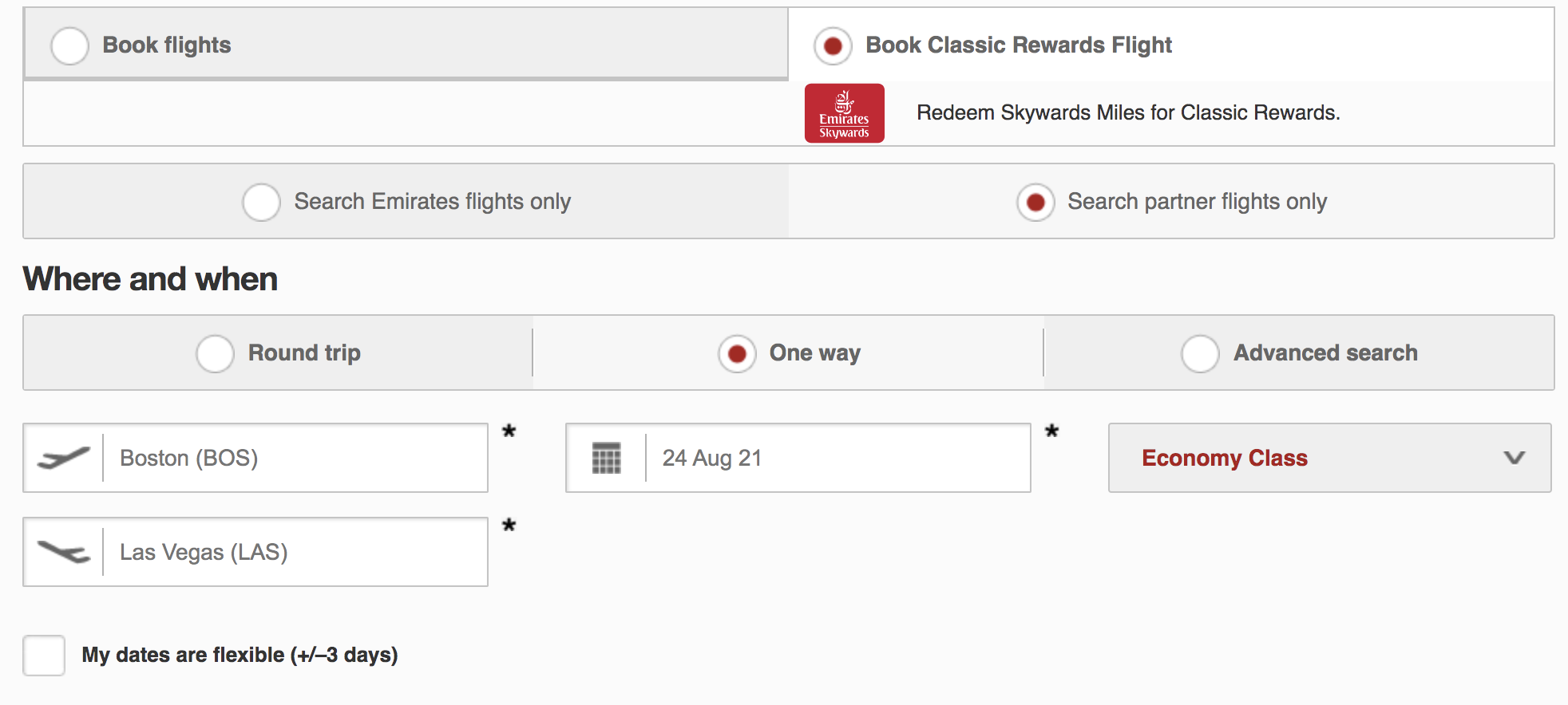 jetblue emirates search