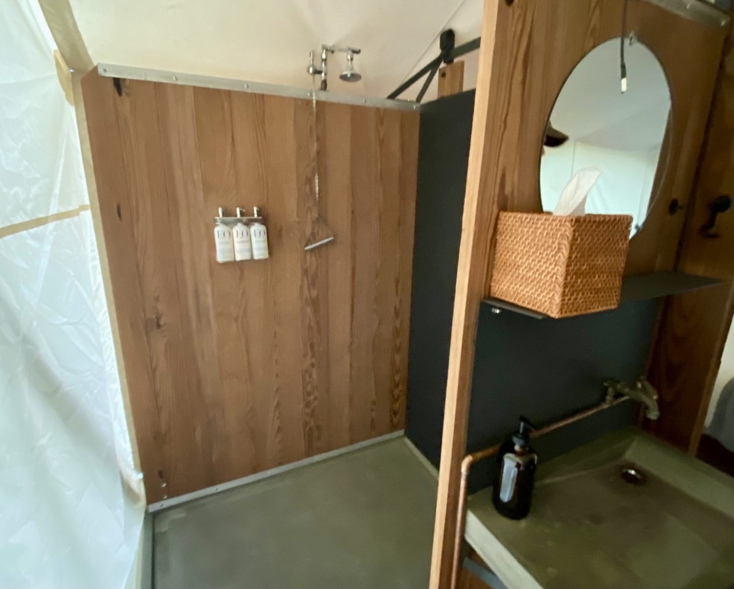 Under Canvas glacier tent