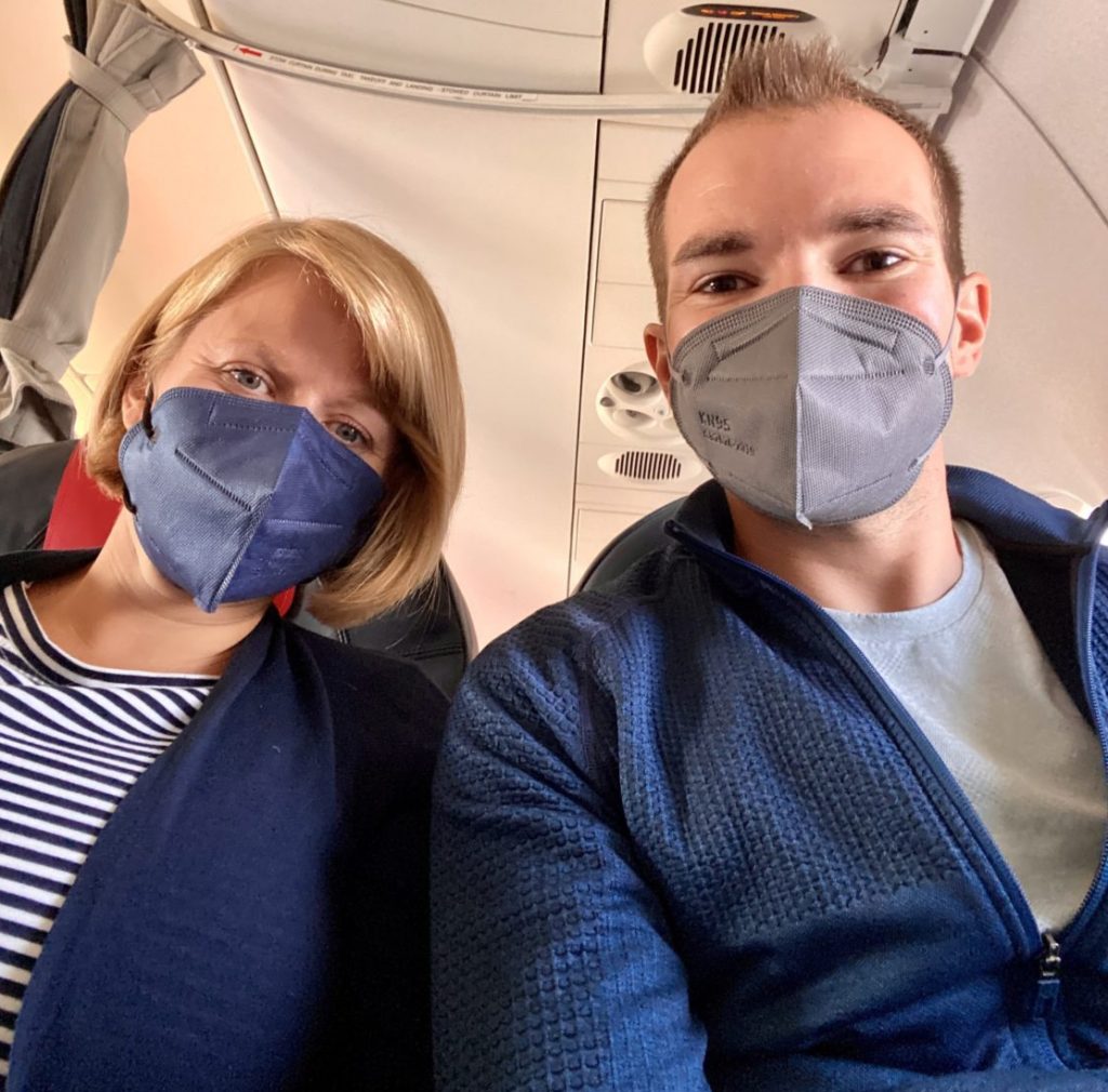 People in KN95 Masks