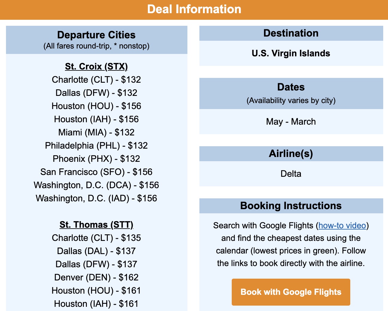 premium deal caribbean