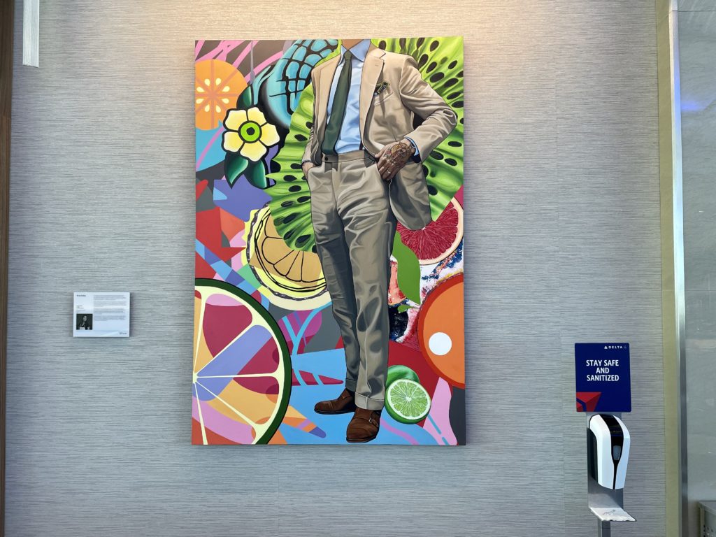 Delta Sky Club Fort Lauderdale artwork