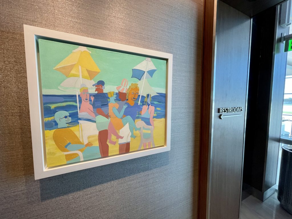 Delta Sky Club Fort Lauderdale artwork