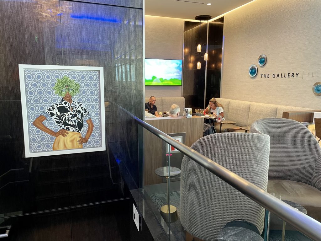 Delta Sky Club Fort Lauderdale artwork