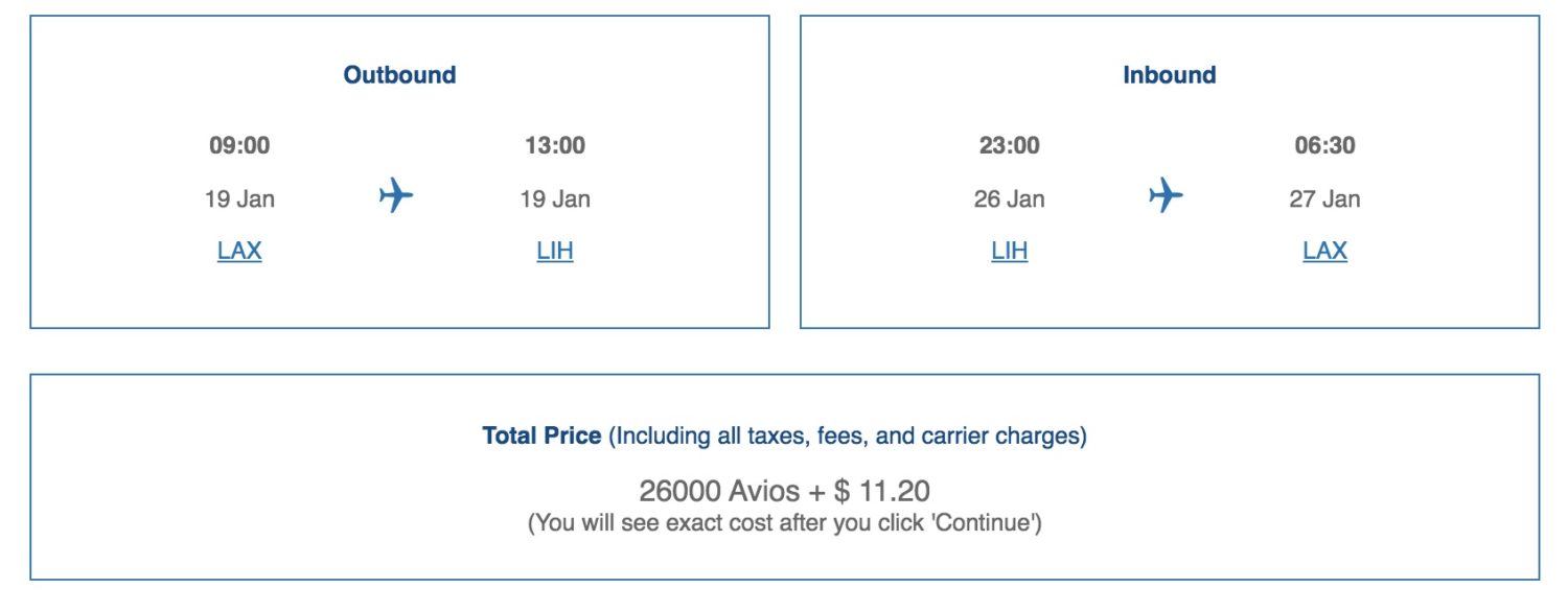 9 Great Ways to Redeem Huge Amex Transfer Bonuses 2 British Airways Award Booking (LAX-HNL)