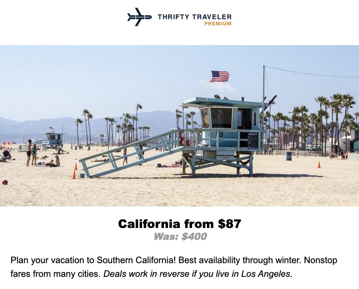 Los Angeles flight deal