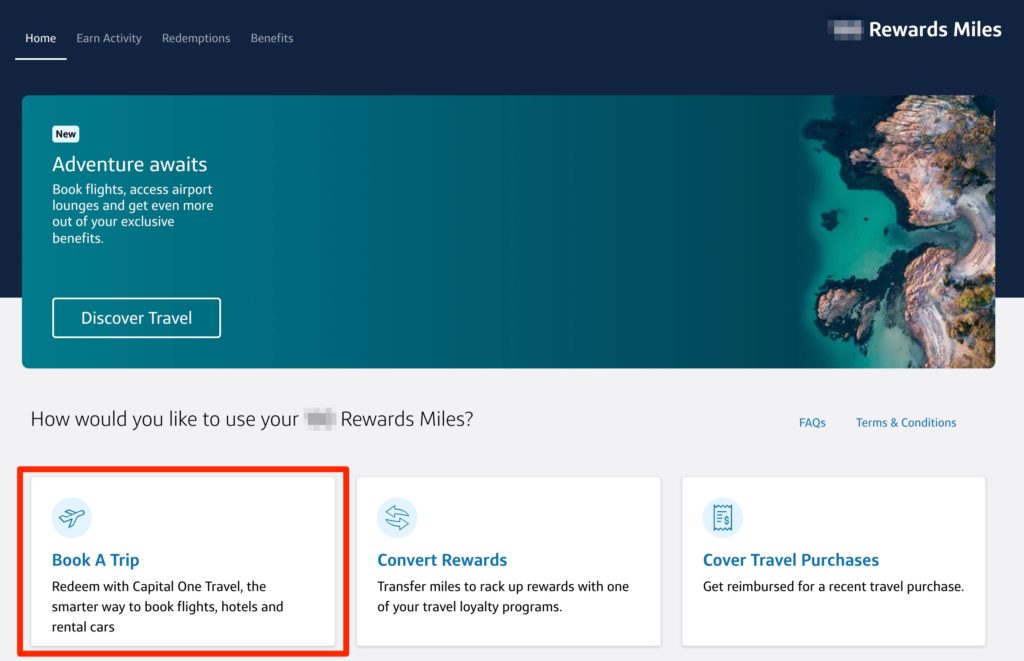 Capital One Travel Portal login