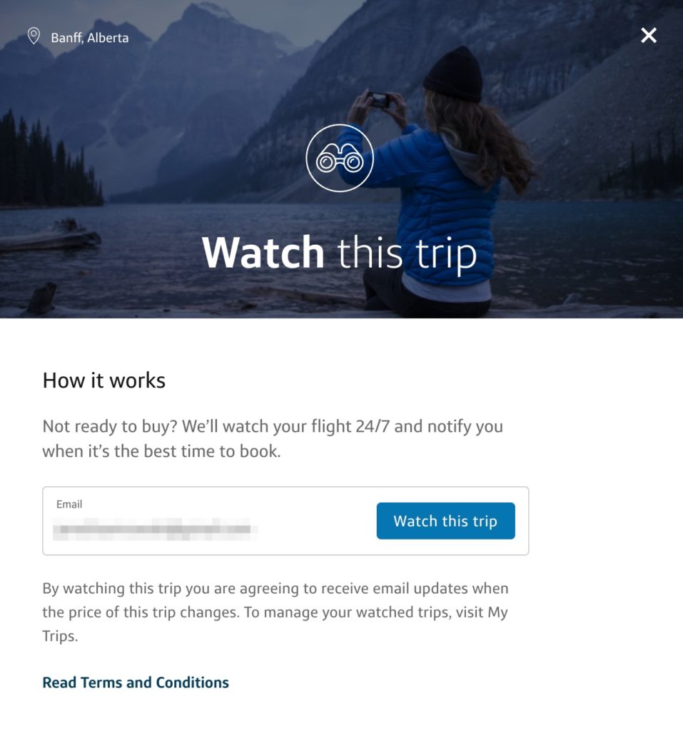 Capital One Travel Portal price watch