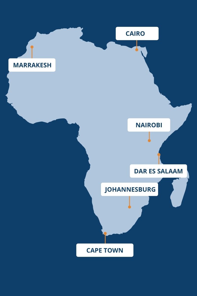 cheap places to fly to in Africa