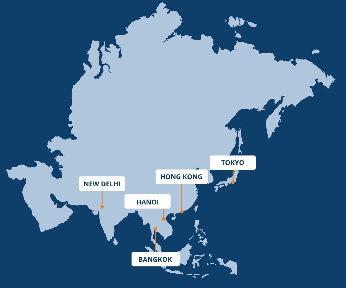 cheapest places to fly to in Asia