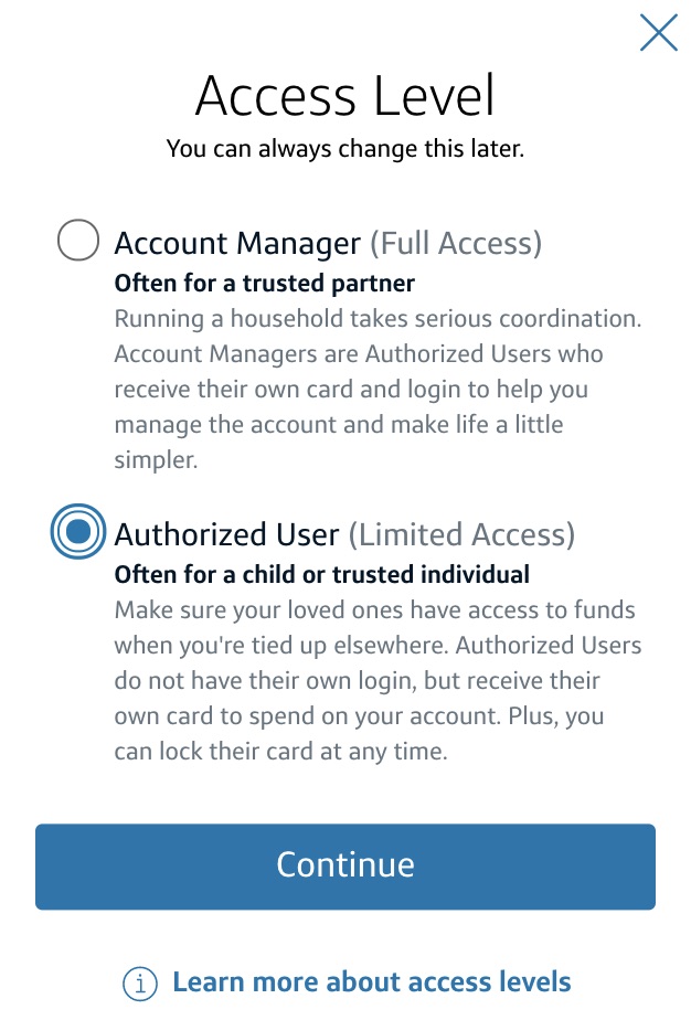 capital one venture x authorized users choice