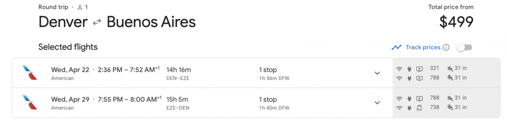 flights to argentina