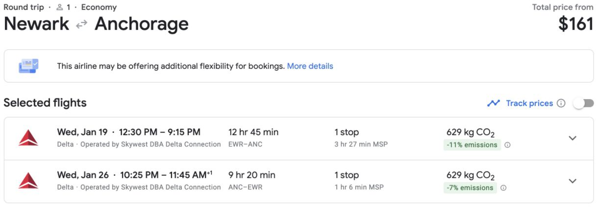 Flight deal to Alaska