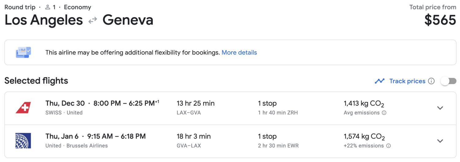 Cheap flights for Christmas and New Year's