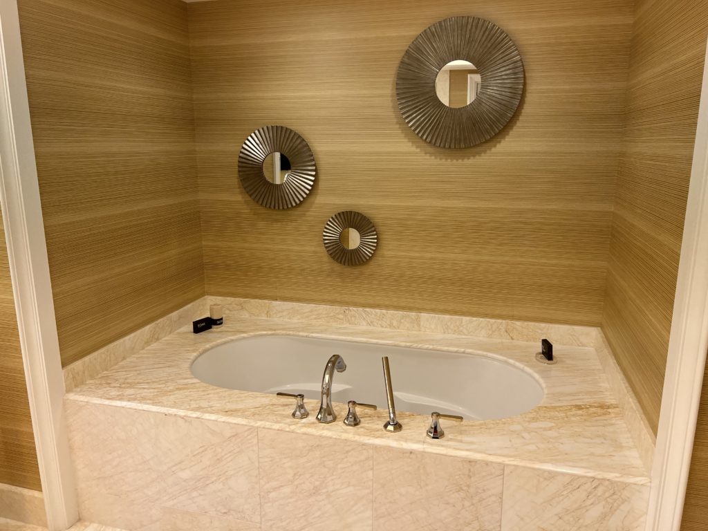 Encore Boston harbor tub