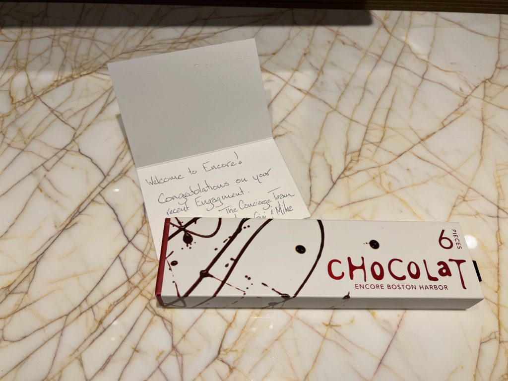 Encore Boston harbor gift