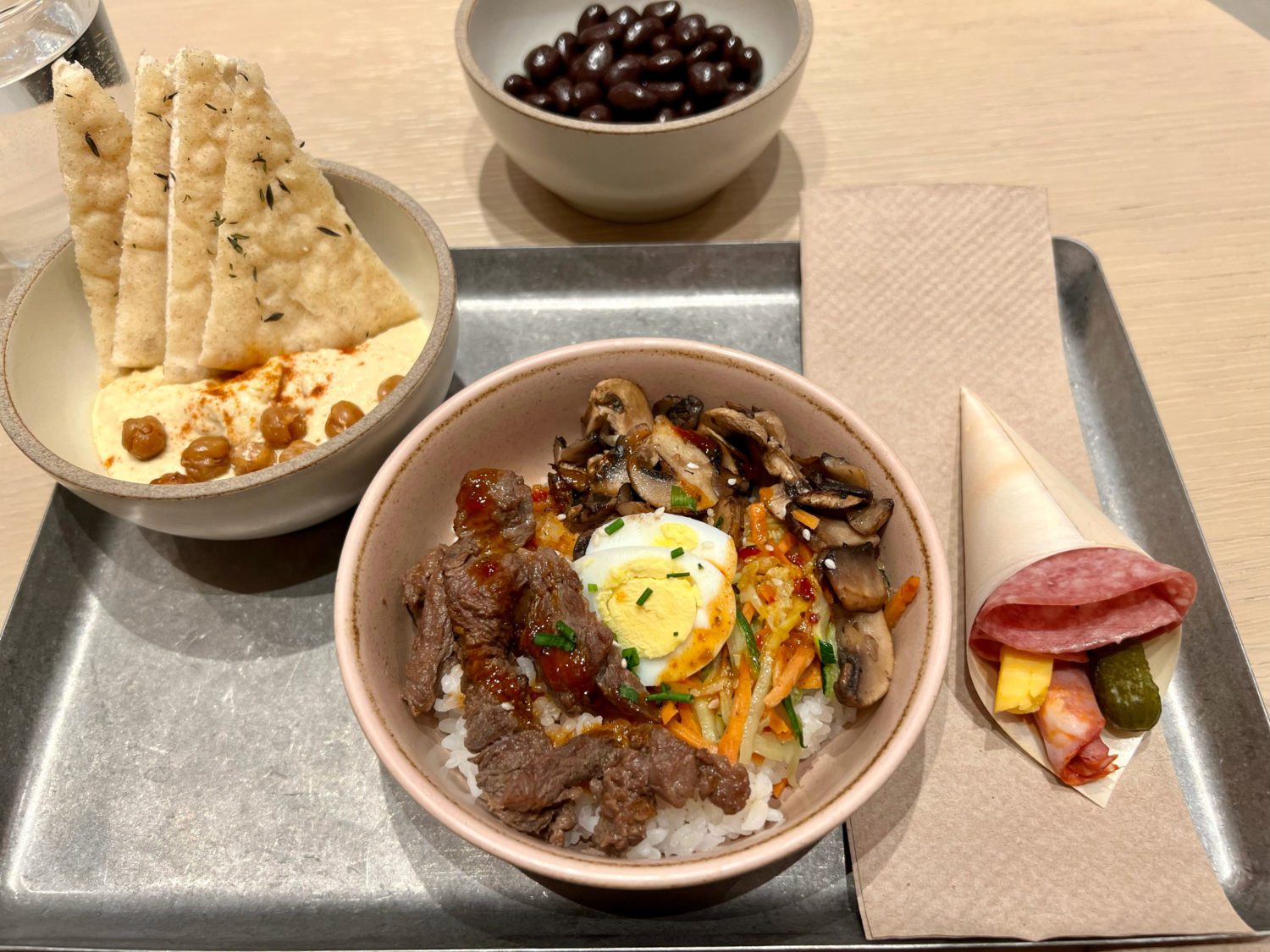 Capital One DFW Lounge food