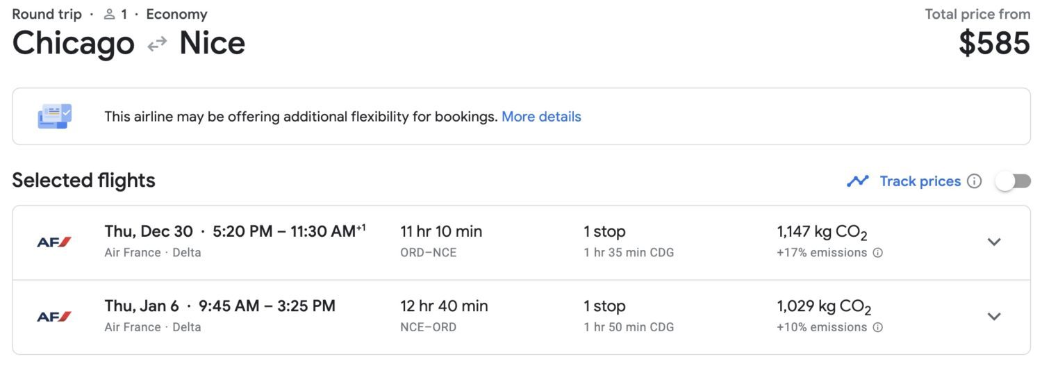 Cheap flights for Christmas and New Year's