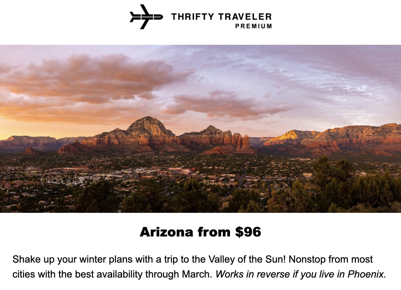 Flight deals to Phoenix