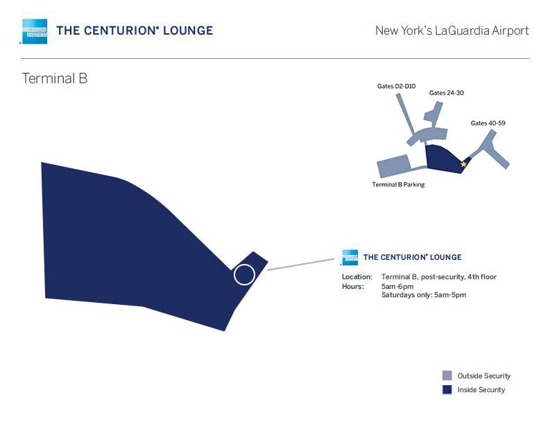 lga centurion lounge map