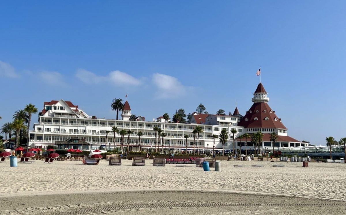 hotel del Coronado view from the beach