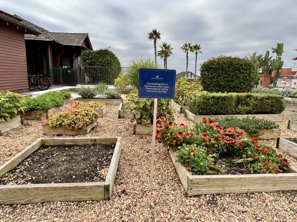 hotel del coronado vegetable garden