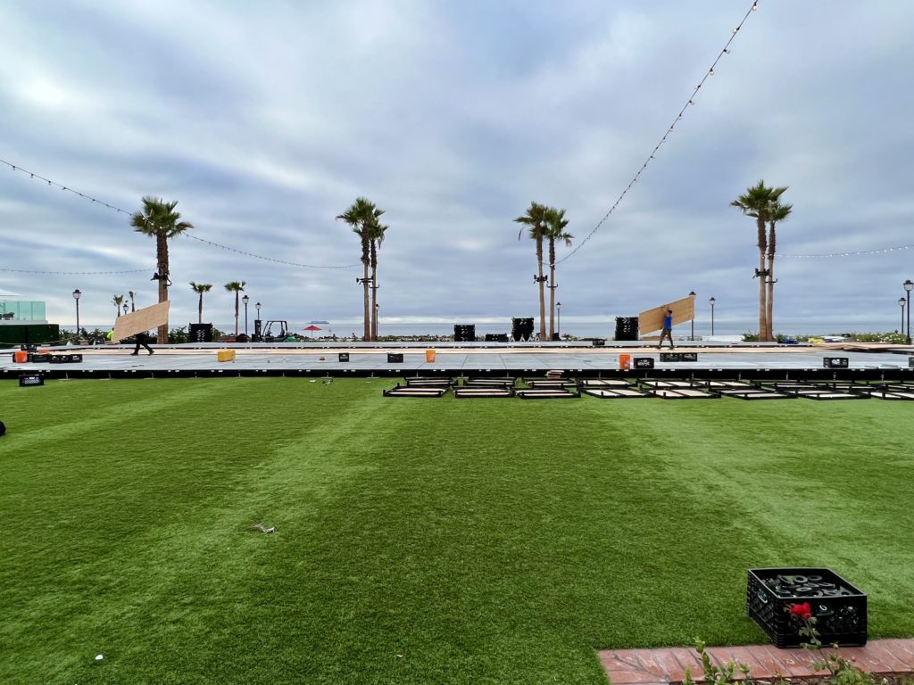 hotel del coronado skating rink construction