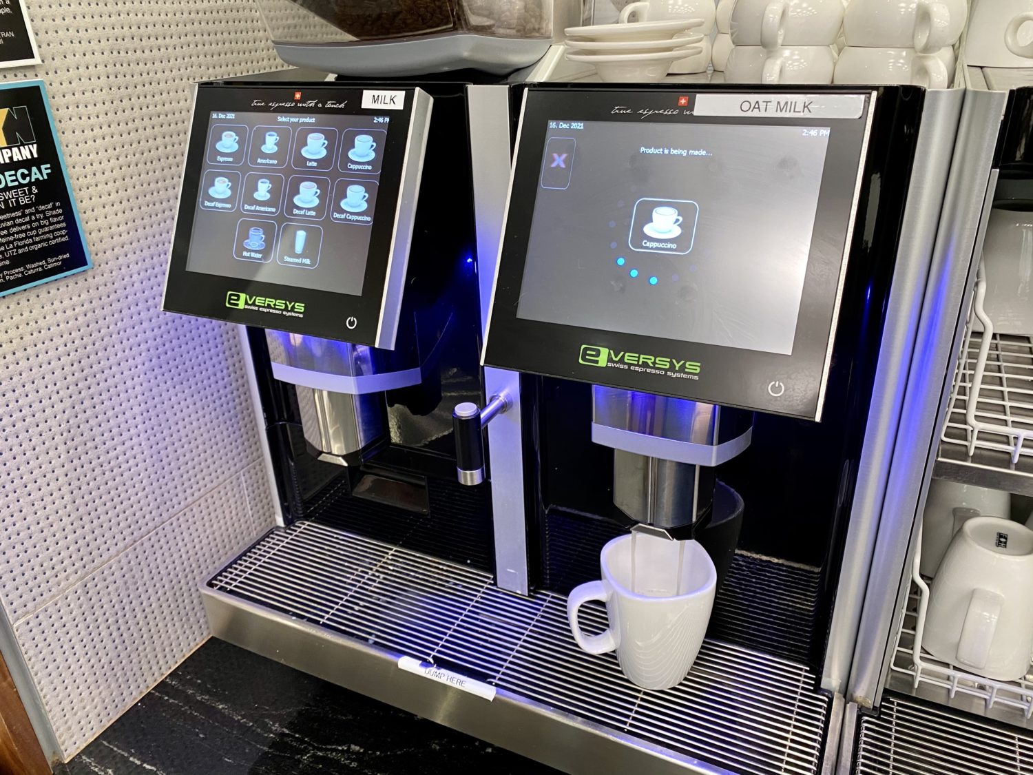 lga centurion lounge coffee machine