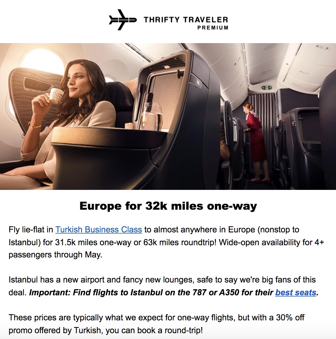 turkish business class alert