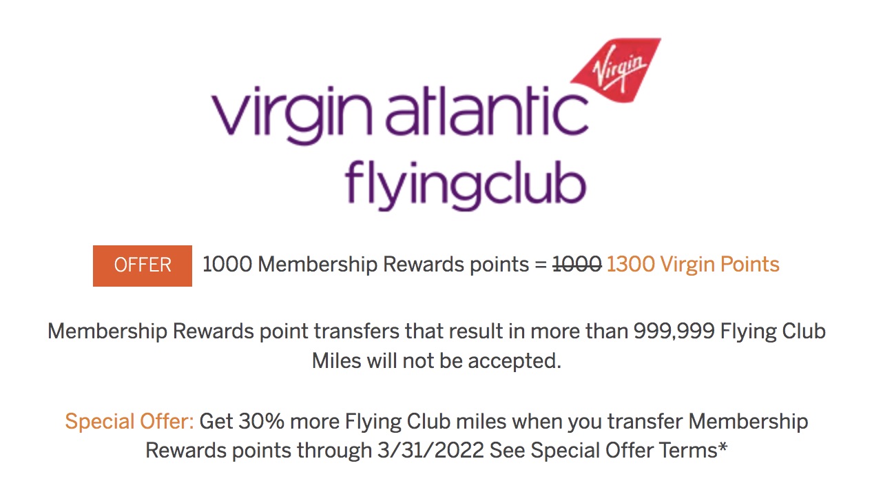 virgin atlantic transfer bonus