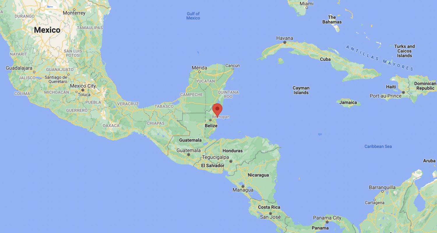 Now's the Time to Book Your Cheap Flights to Belize 1 Map of Belize