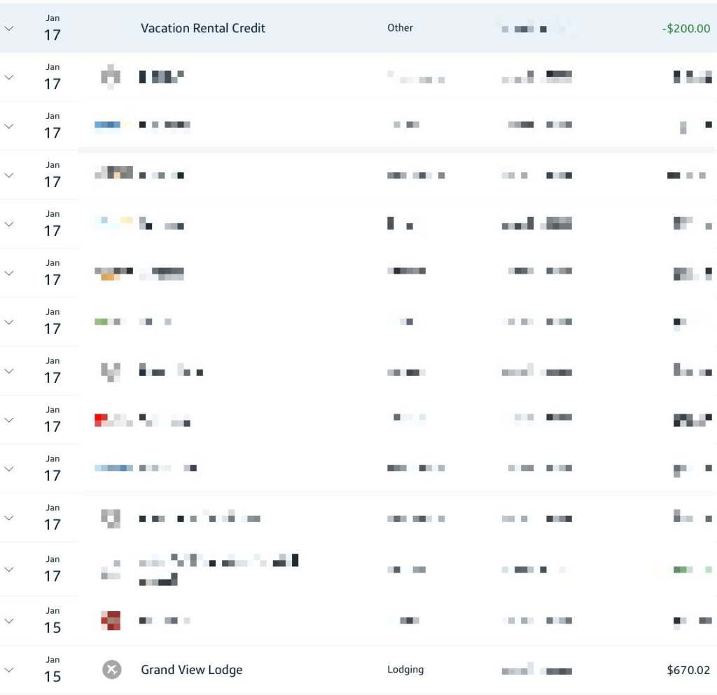 aaron s venture x card statement