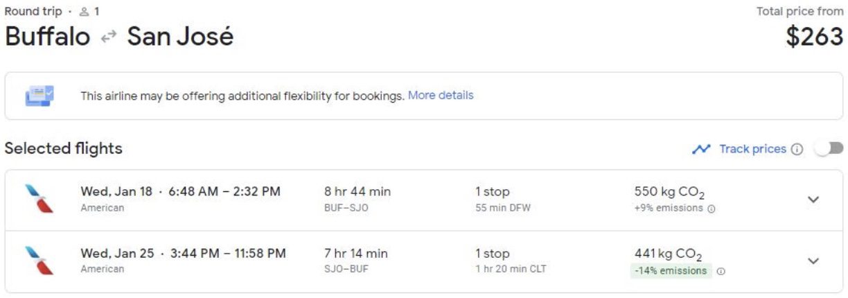 Cheap flights to Costa Rica