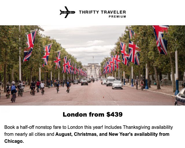 Cheap flights to London