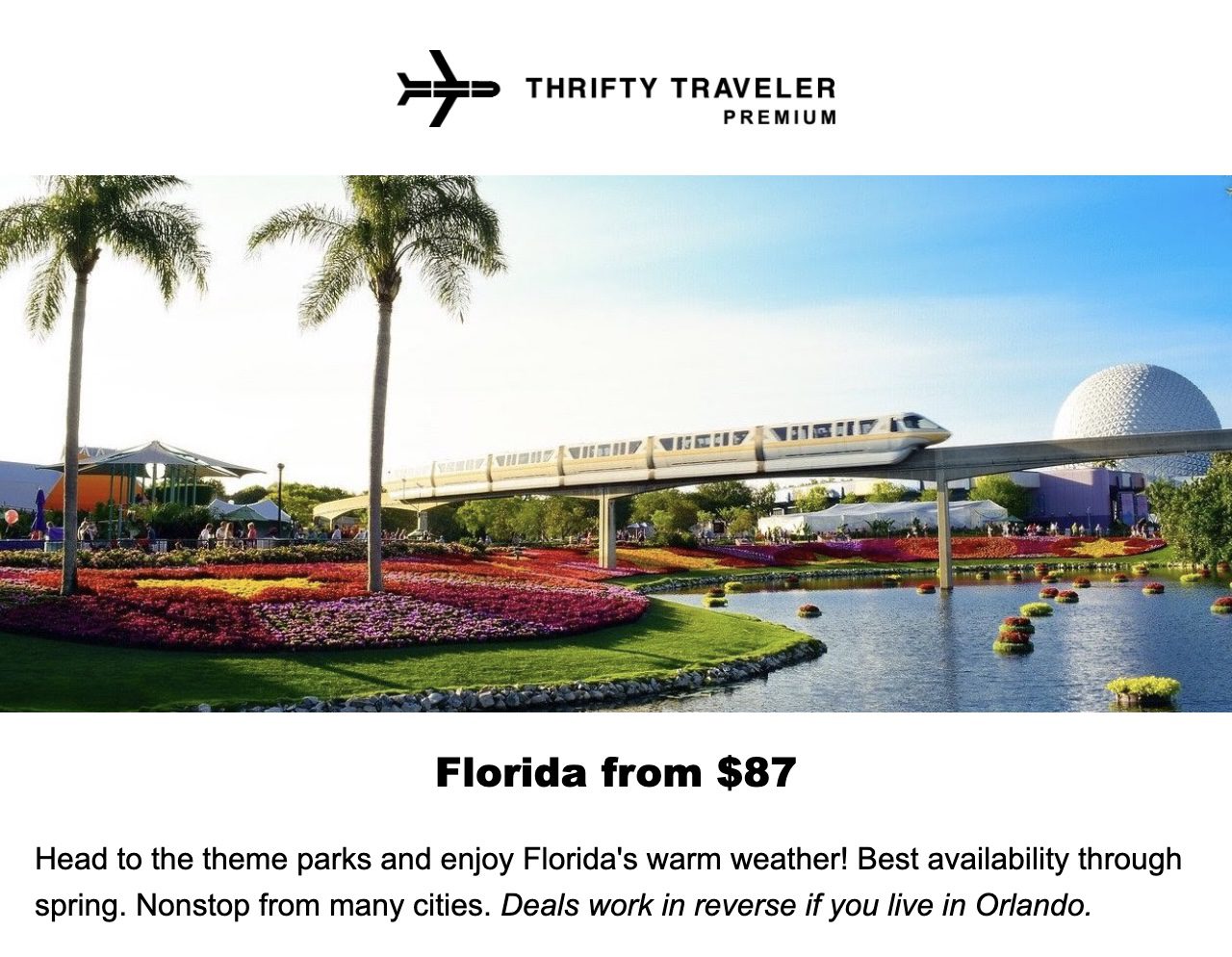 Cheap flights to Disney