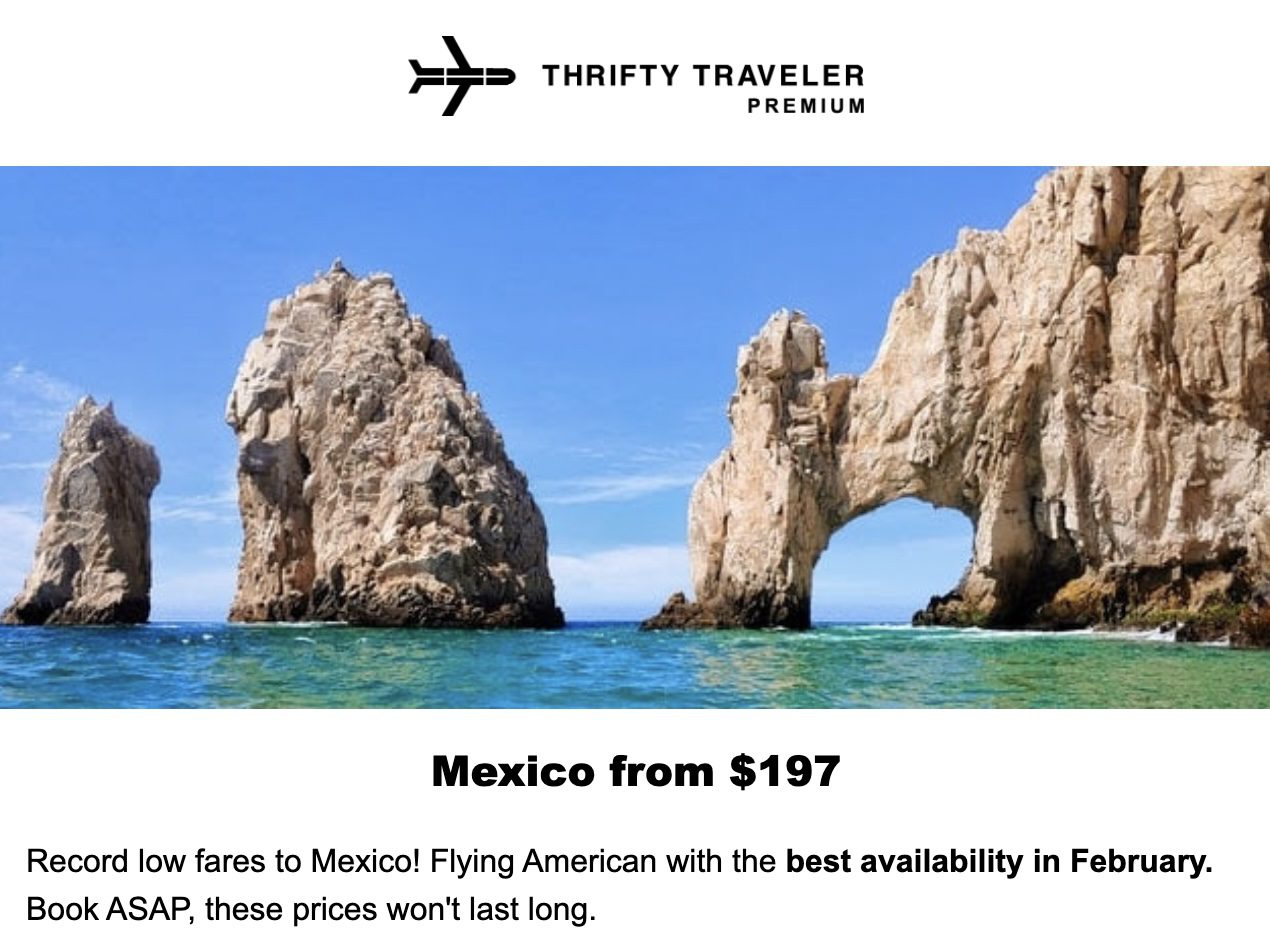 Mexico flight deals