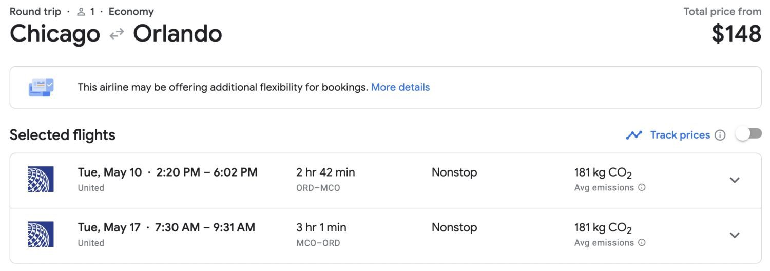 Cheap flights to Orlando