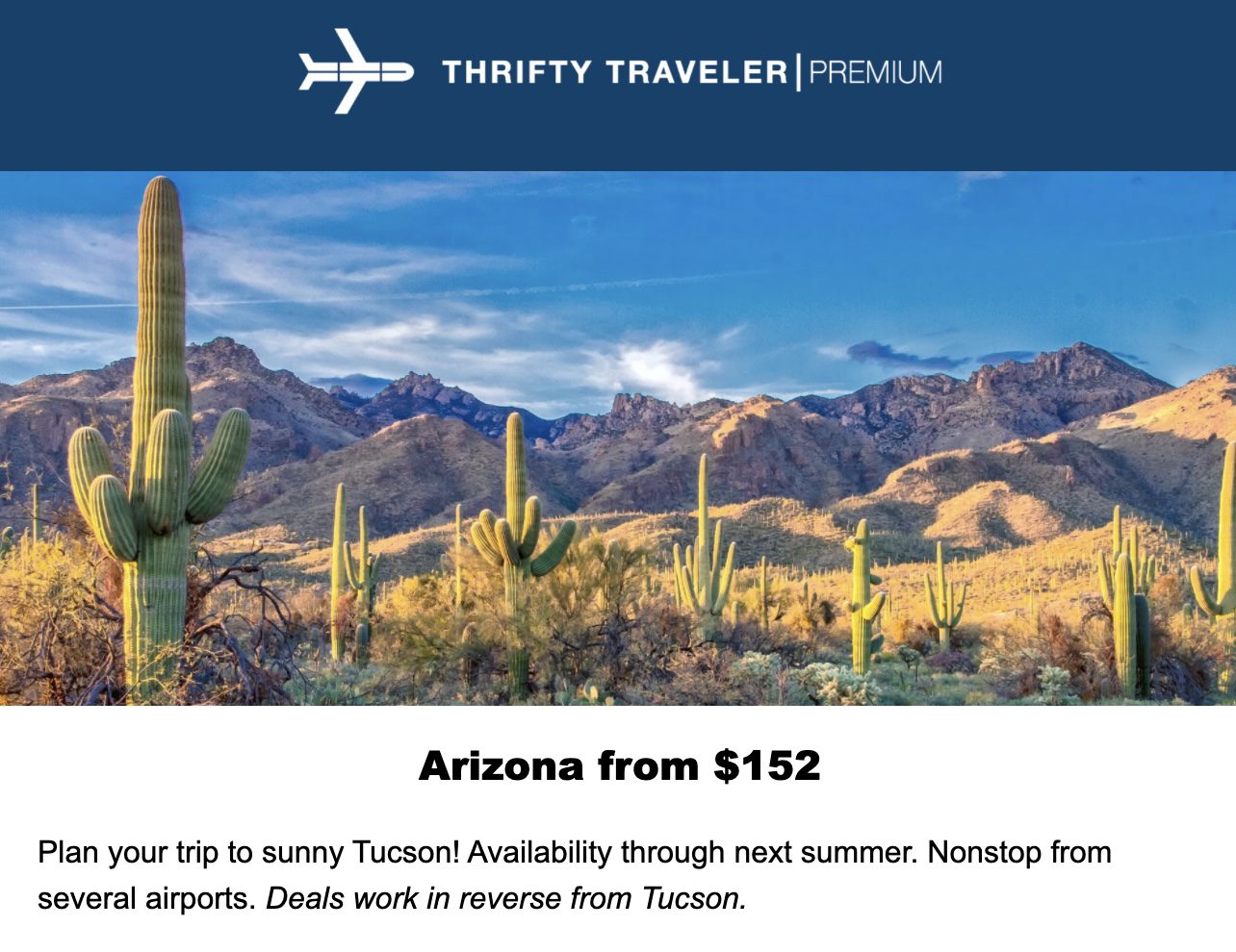 Cheap flights to Tucson