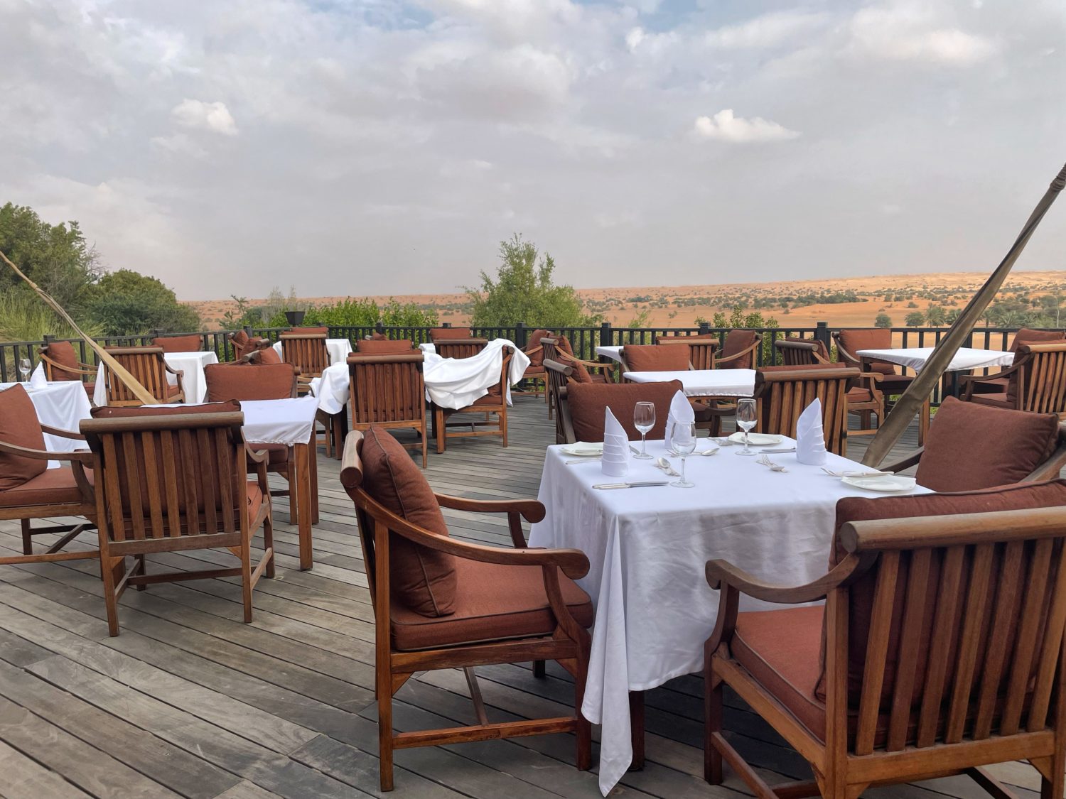 al maha restaurant deck