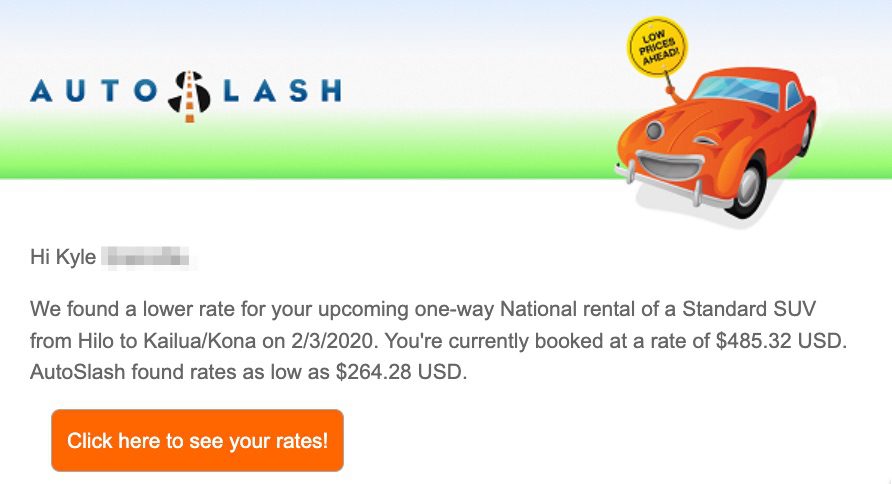 autoslash price drop alert