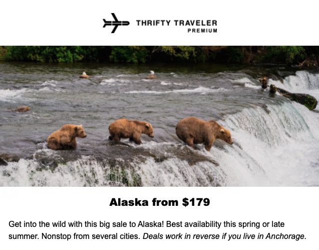 Cheap flights to Alaska