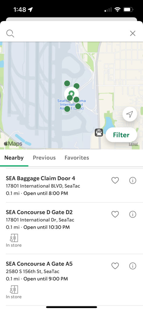 starbucks mobile app SEA