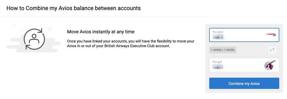 combine ba avios qatar