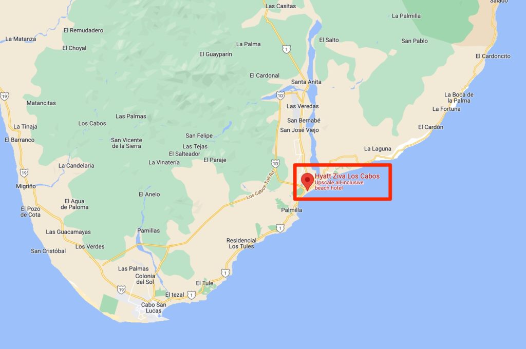 hyatt ziva los cabos location
