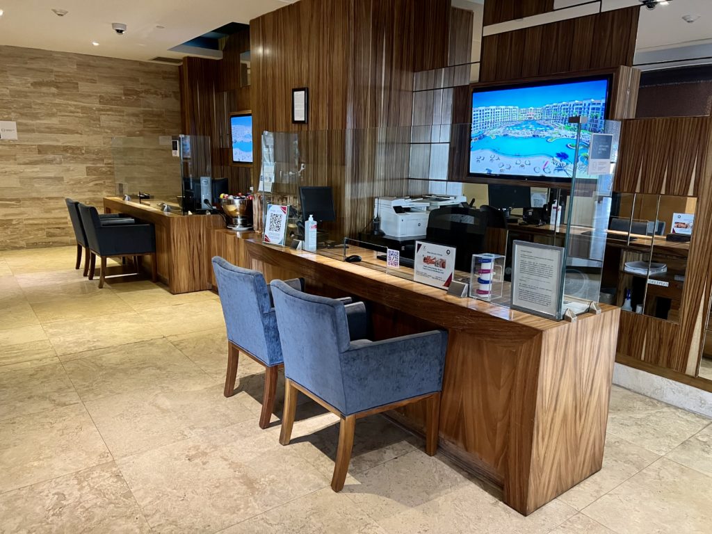 hyatt ziva los cabos world of hyatt check in area