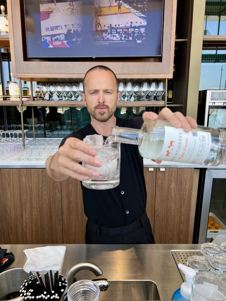 delta sky club los Angeles outdoor terrace aaron paul