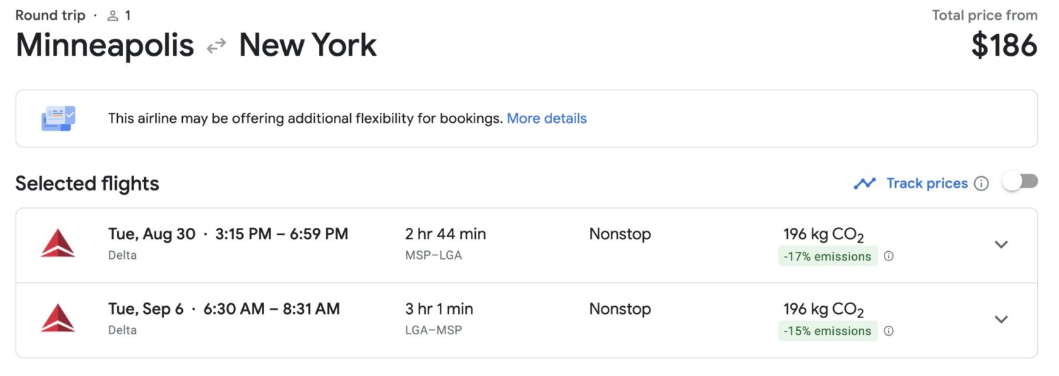 U.S. Open flight deal