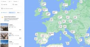 cheap one way flights to Europe